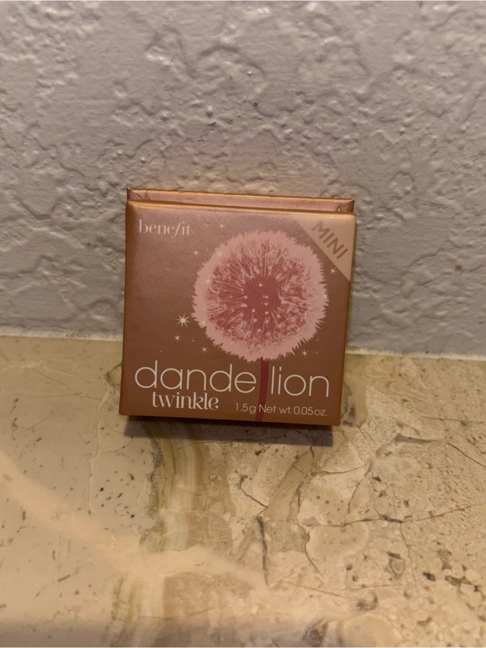 Benefit DANDELION TWINKLE Powder Highlighter Mini 0.05oz/1.5g •• SEALED